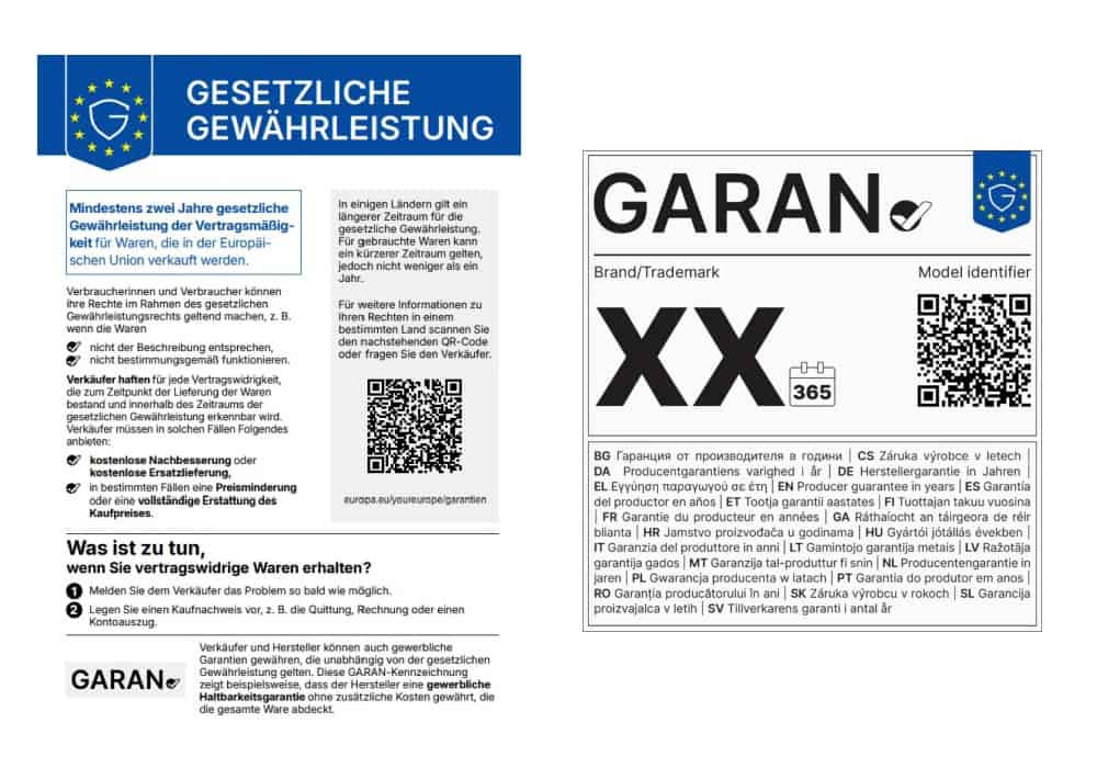 Harmonisierte Mitteilung & Kennzeichnung